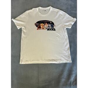 NWOT Gap x Star Wars Graphic White T-Shirt Men's XL